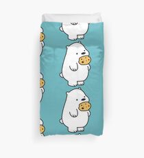 Ice Bear Cookies Duvet Cover
