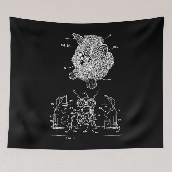 Item preview, Furby Patent Assembly Print Classic  designed and sold by kajmanbleahz.