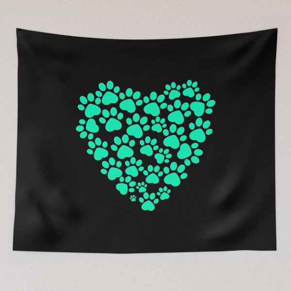 Item preview, Pawprint Heart designed and sold by pugmom4.
