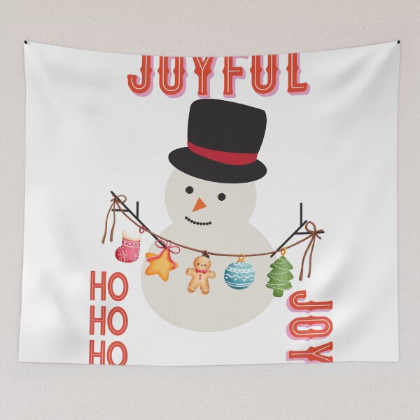 Item preview,  Joyful Snowman HOHOHO Garlant Snow fun giftideas designed and sold by TIPJ.
