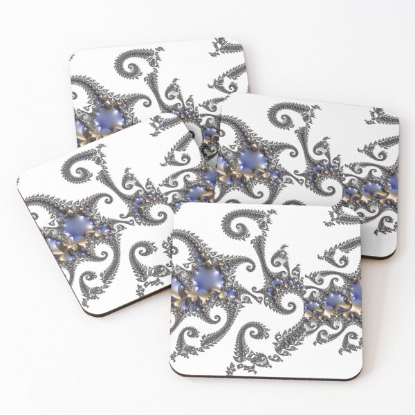 Item preview, Fractal Azul Celestial | Generador de Arte Fractal | Arte Fractal Metálico designed and sold by JillyJ05.