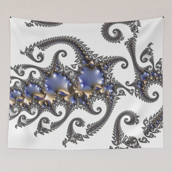 Item preview, Heavenly Blue Fractal | Fractal Art Generator | Metallic Fractal Art designed and sold by JillyJ05.
