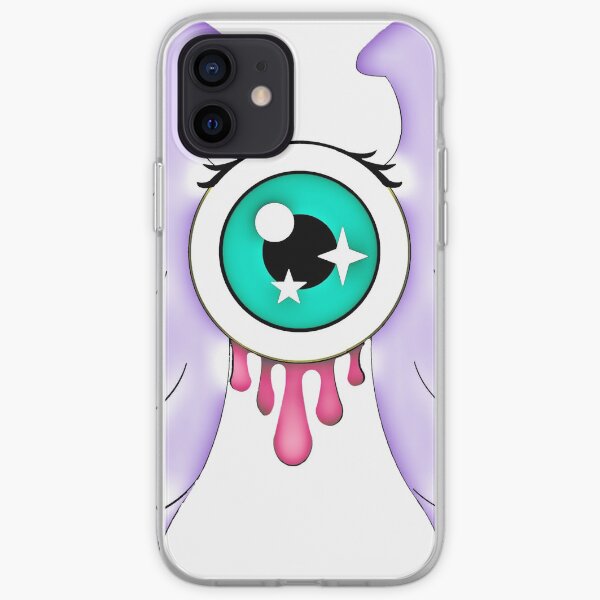 Pastel Goth | Winged Eye | White iPhone Soft Case