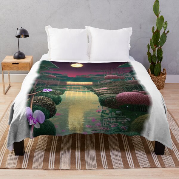 Item preview, Garden At Night The Moon Shines designed and sold by entrys.