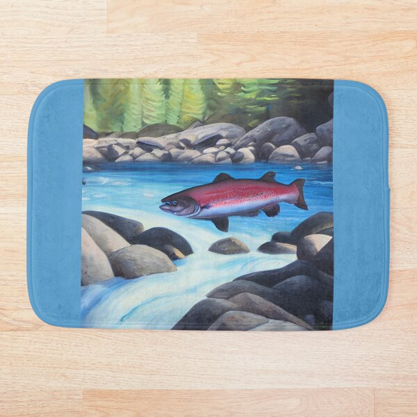 Item preview, Salmon Up-River designed and sold by NitaBond.