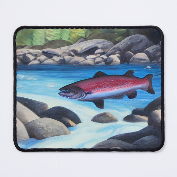 Item preview, Salmon Up-River designed and sold by NitaBond.