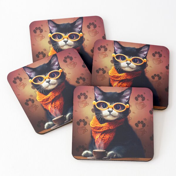 Item preview, Gato Cafeina designed and sold by Pets4LifeArt.