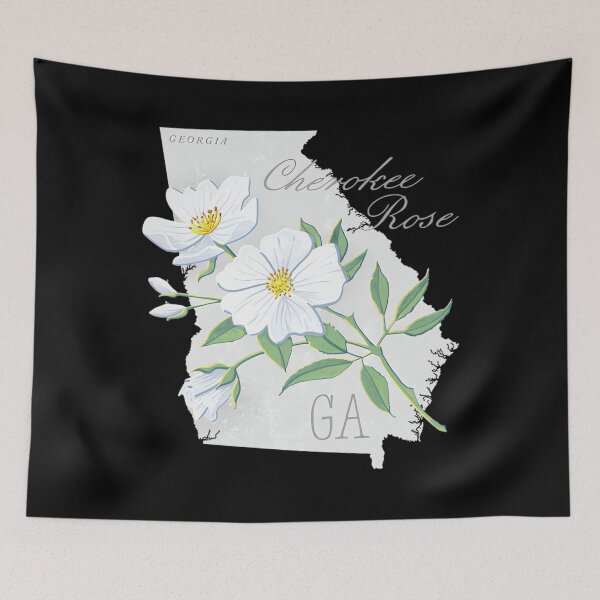 Item preview, georgia state flower cherokee rose art by jen montgomery jen montgomery transparent designed and sold by impalaso.