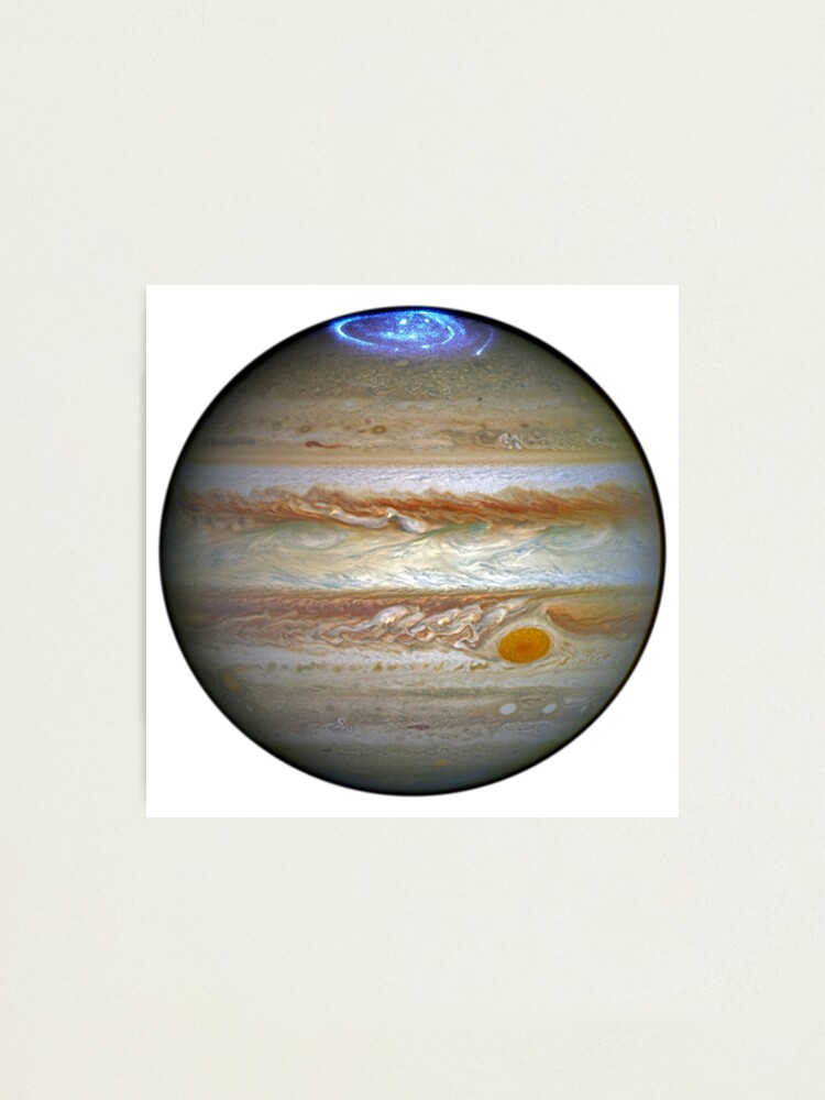 Impression Photo Planete Jupiter Par Cryptees Redbubble