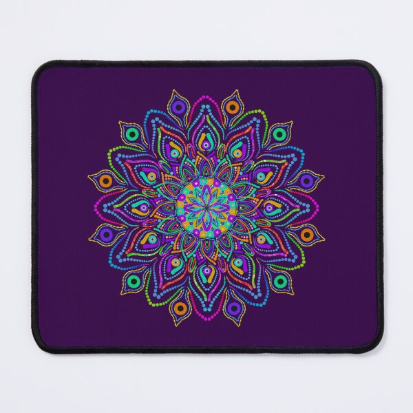 Item preview, Rainbow Metallic Mandala designed and sold by Jane Izzy Designs.