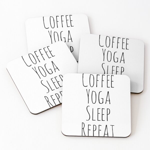 Artikelvorschau, Kaffee-Yoga-Schlaf-Wiederholung entworfen und verkauft von The  Lifers.