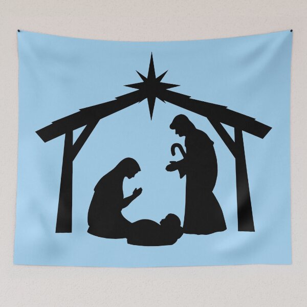 Item preview, The Christmas Nativity Silhouette  designed and sold by Lady-Lilac.