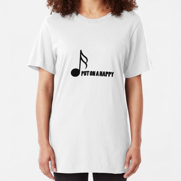 Music Note Music Lovers Gift Slim Fit T-Shirt