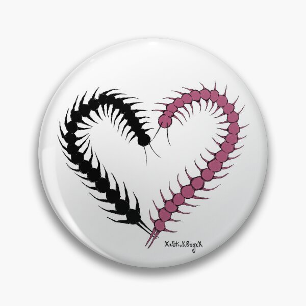 Item preview, Centipede Heart designed and sold by BugInTheCircus.