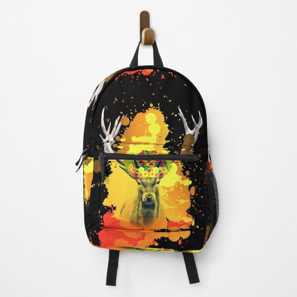 Item preview, Abstract mullet color deer design, deer head, wildlife, zoo animals designed and sold by bluehatgraphics.
