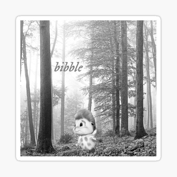 Bibble x Twilight In Black and White Long Stickers sold by Maxie