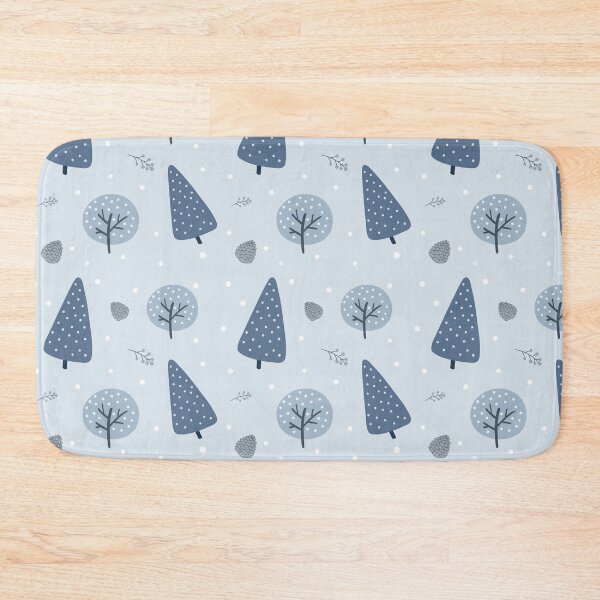 Item preview, Winter blue trees designed and sold by ComfyStore.