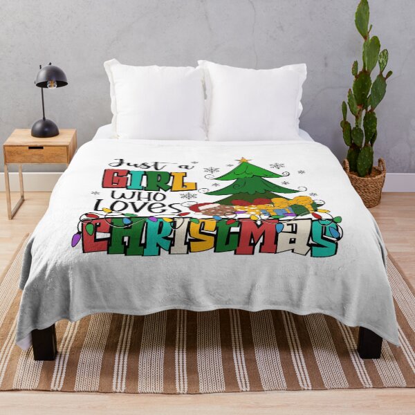 Item preview, Merry Christmas Quotes :Christmas Sayings , just a Girl Who Loves Christmas designed and sold by sweary12.