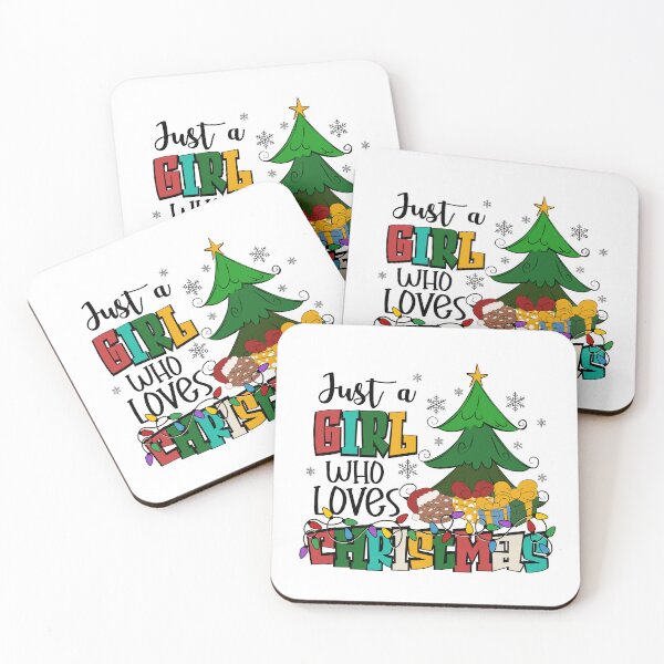 Item preview, Merry Christmas Quotes :Christmas Sayings , just a Girl Who Loves Christmas designed and sold by sweary12.