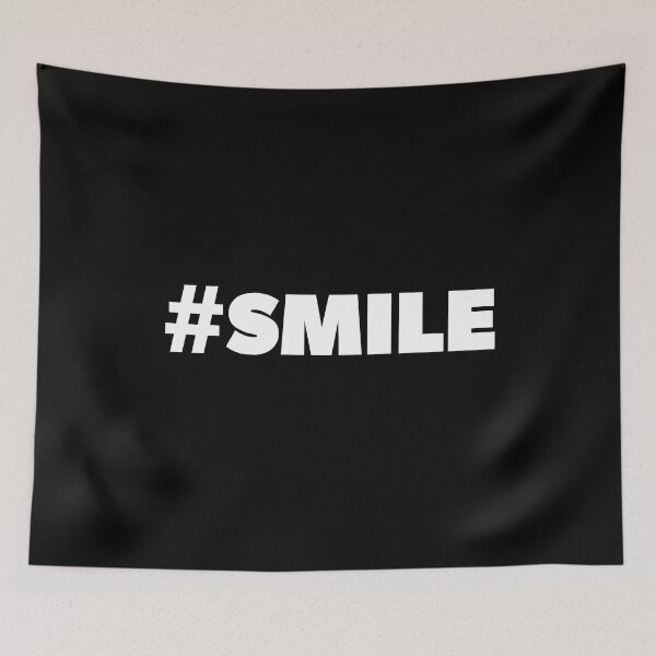 Aperçu de l'œuvre #Smile social media hashtag créée et vendue par RoguePixel.