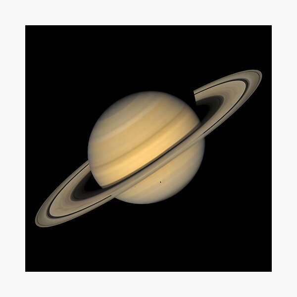 Planet Saturn Photographic Print