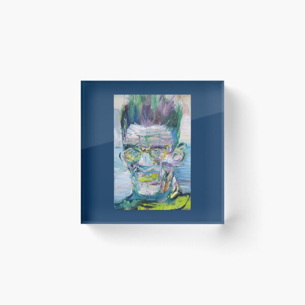 Item preview, SAMUEL BECKETT - oil portrait. designed and sold by rosehong.