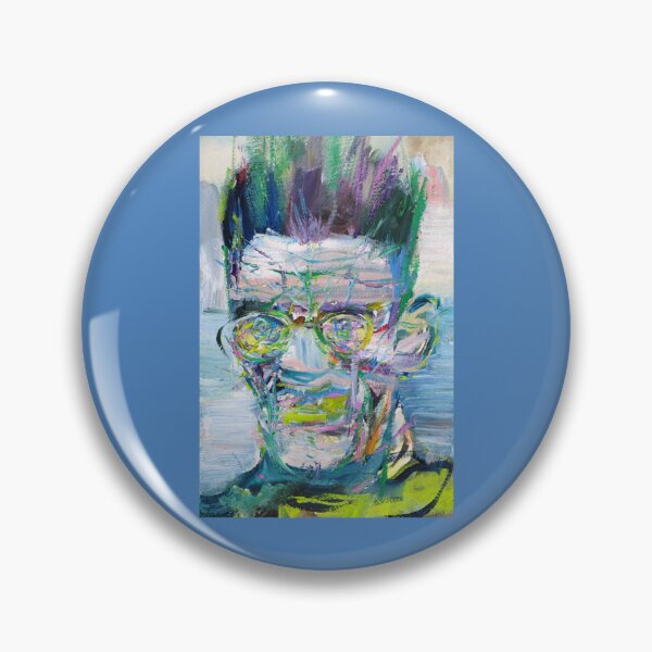 Item preview, SAMUEL BECKETT - oil portrait. designed and sold by rosehong.