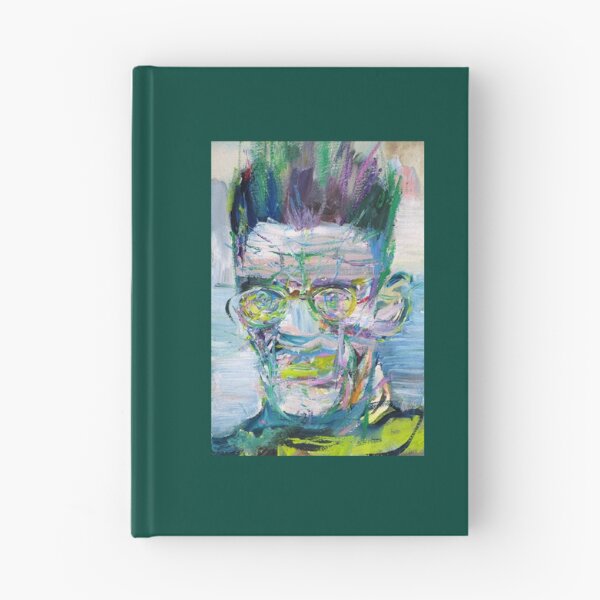 Item preview, SAMUEL BECKETT - oil portrait. designed and sold by rosehong.