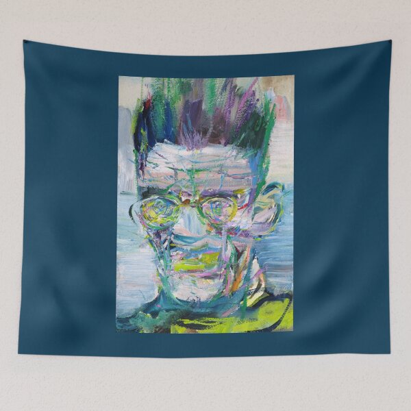 Item preview, SAMUEL BECKETT - oil portrait. designed and sold by rosehong.