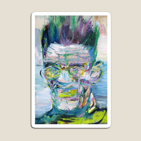 Item preview, SAMUEL BECKETT - oil portrait. designed and sold by rosehong.