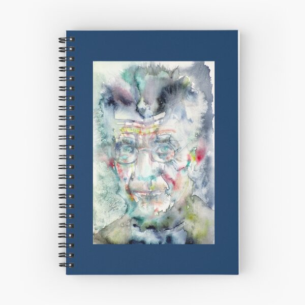 Item preview, SAMUEL BECKETT - watercolor portrait. designed and sold by rosehong.