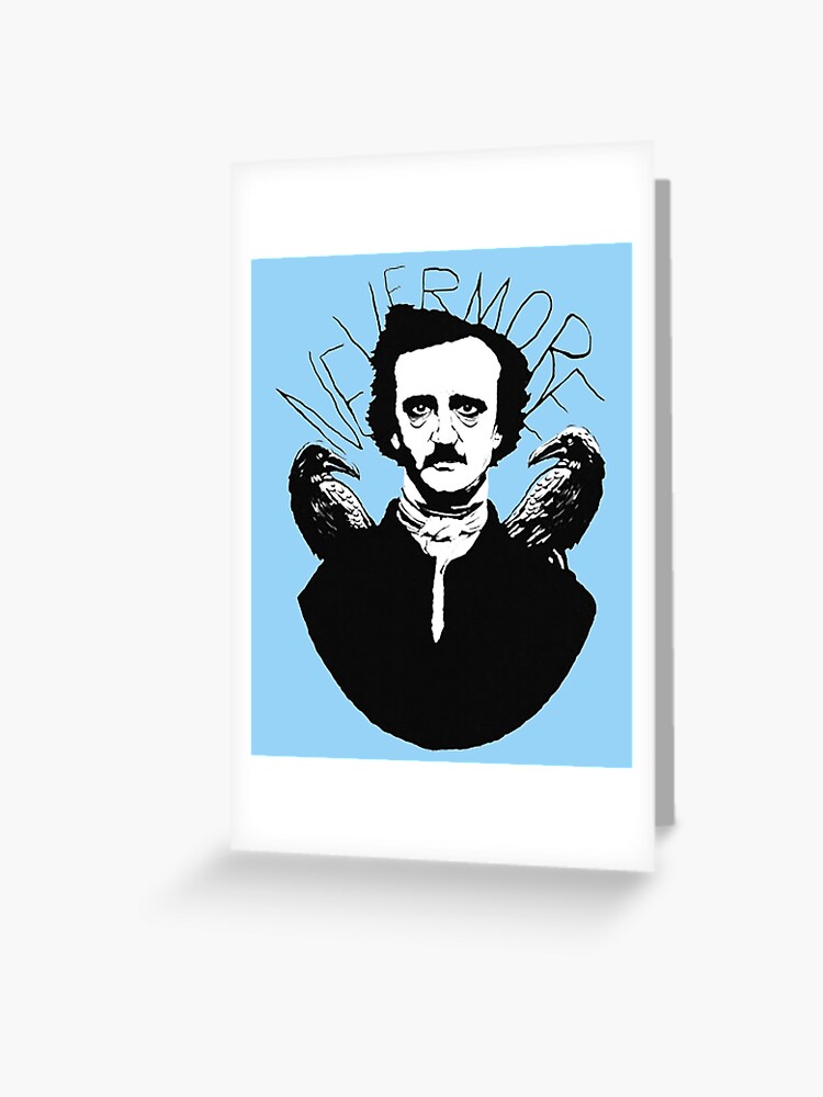 Edgar Allan Poe Greeting Card