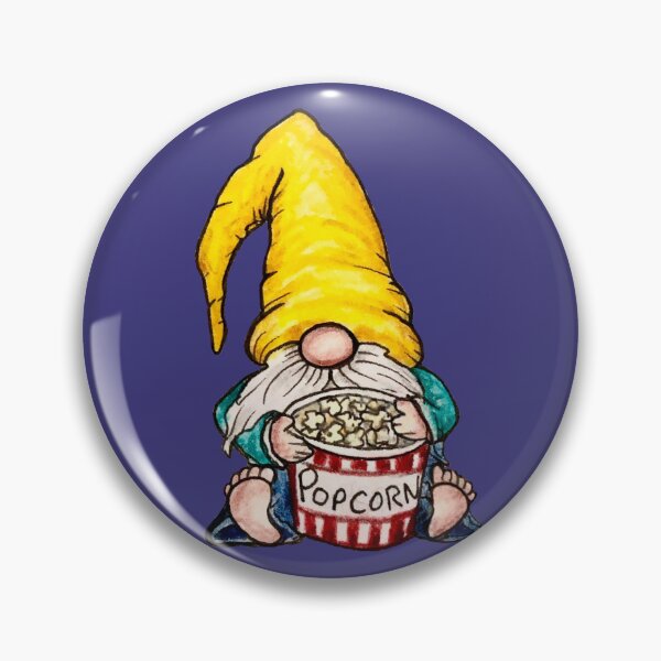 Item preview, Gnome with Popcorn designed and sold by SarahCD13.