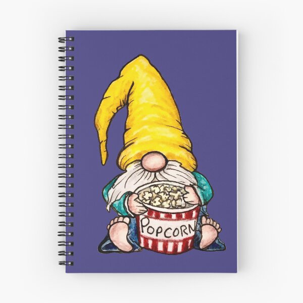 Item preview, Gnome with Popcorn designed and sold by SarahCD13.