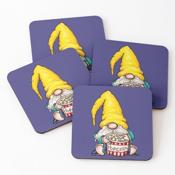 Item preview, Gnome with Popcorn designed and sold by SarahCD13.