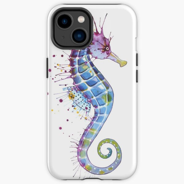 Seahorse - Purple iPhone Tough Case