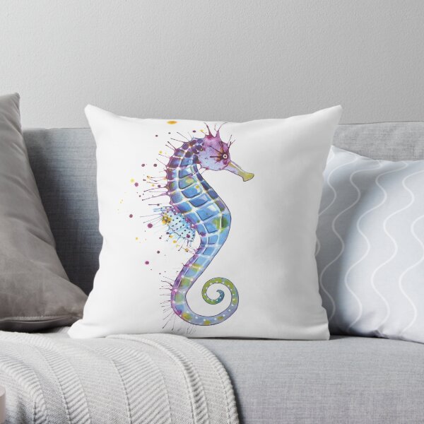 Seahorse throw hot sale pillows