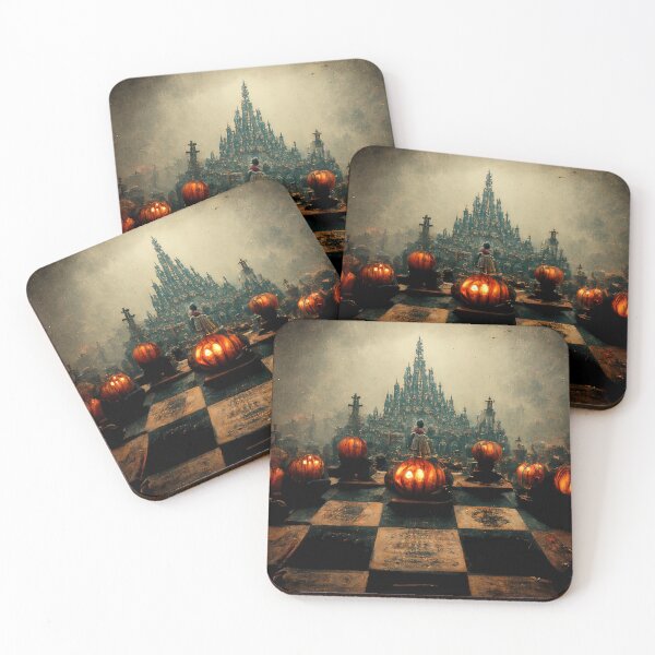 Item preview, Halloween Gambit designed and sold by Arhe-Chess-Art.