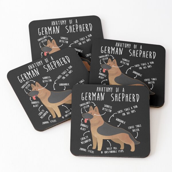 Item preview, German Shepherd Dog Anatomy designed and sold by Clara Hollins.