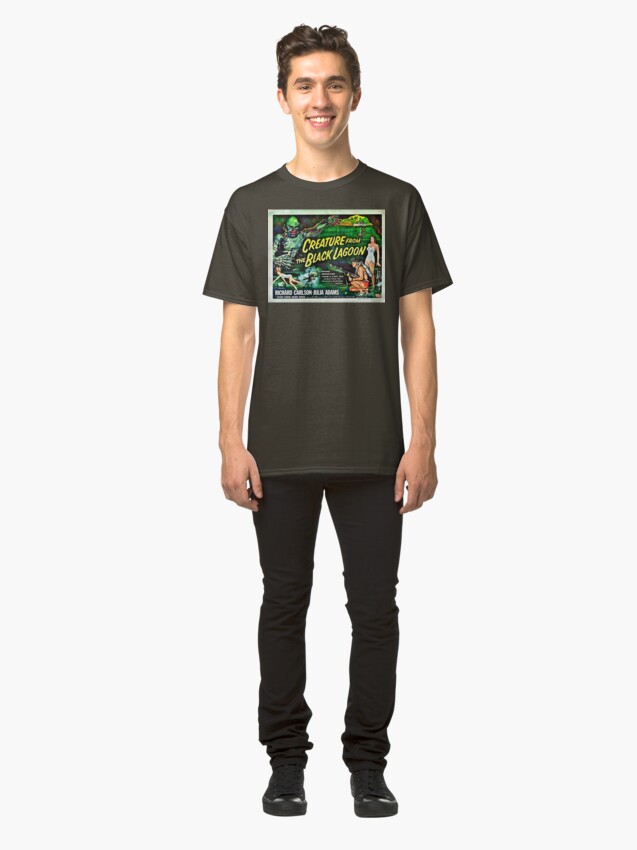 Alternate view of Let's Go for a Swim! 1954 Horror Flick Classic T-Shirt