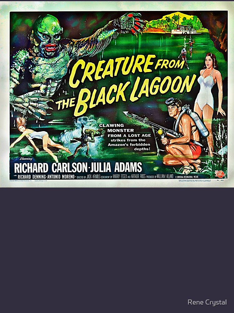 Let's Go for a Swim! 1954 Horror Flick by imagesbycrystal