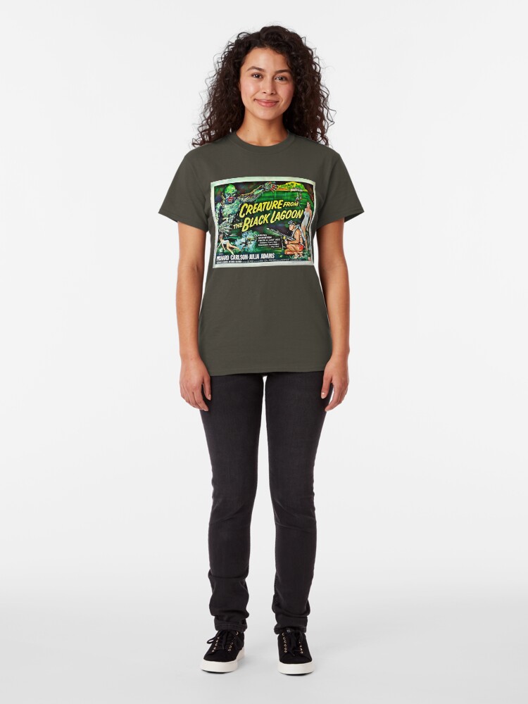 Alternate view of Let's Go for a Swim! 1954 Horror Flick Classic T-Shirt