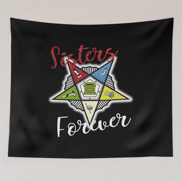 Item preview, OES Style Order Of The Eastern Star Logo Sistar Freemason designed and sold by TopTeeShop.