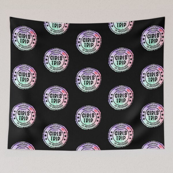 Item preview, Warning 2023 Girls Trip In Progress designed and sold by Karry-Pat.
