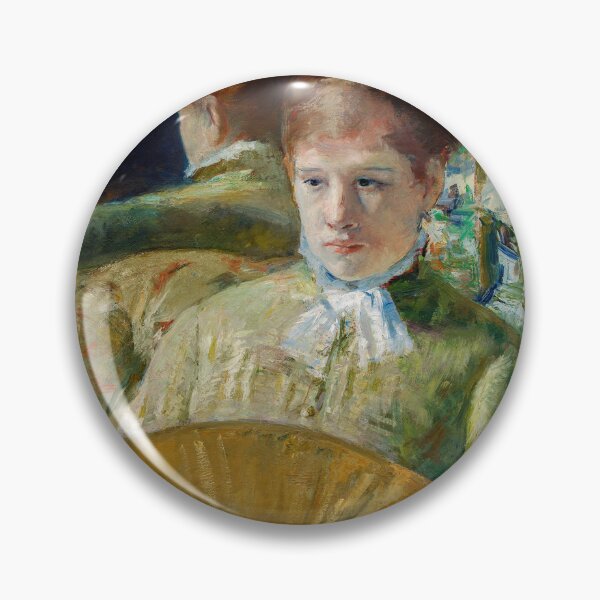Item preview, Woman with a Fan by Mary Cassatt - Great arts designed and sold by InHerits.