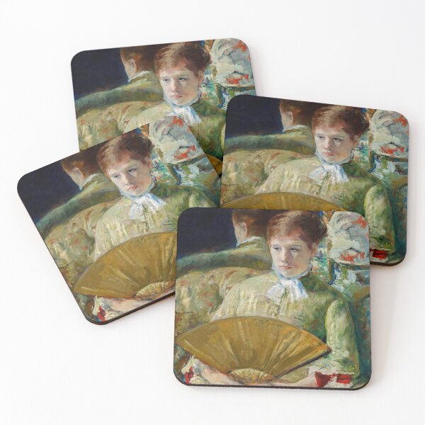 Item preview, Woman with a Fan by Mary Cassatt - Great arts designed and sold by InHerits.