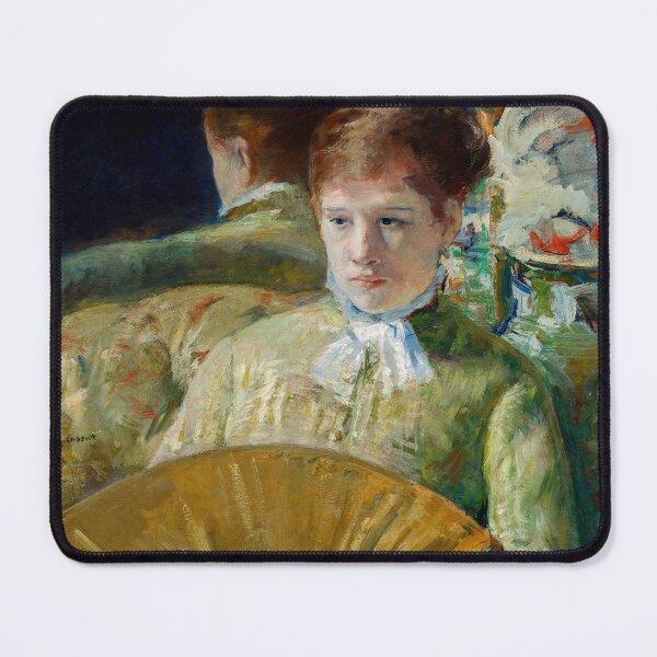 Item preview, Woman with a Fan by Mary Cassatt - Great arts designed and sold by InHerits.