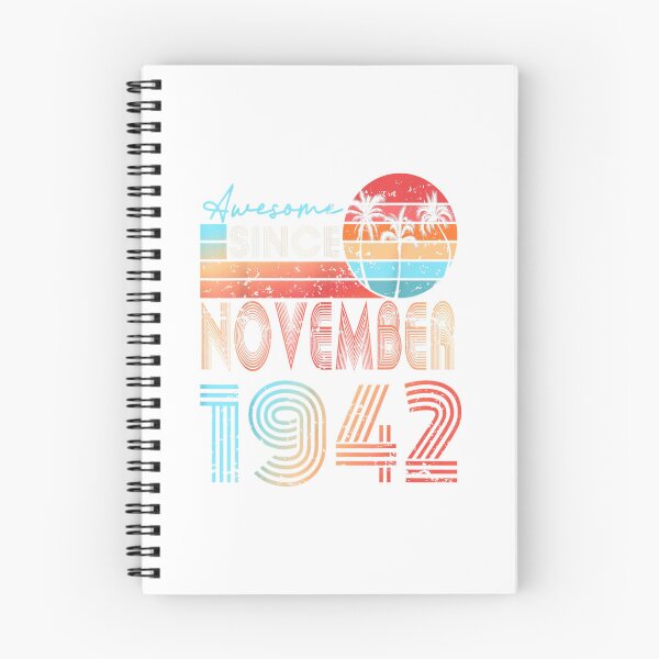 Item preview, Awesome Since November 1942 80th Birthday 80 Year Old Gifts designed and sold by TGMerwin.