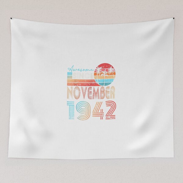 Item preview, Awesome Since November 1942 80th Birthday 80 Year Old Gifts designed and sold by TGMerwin.