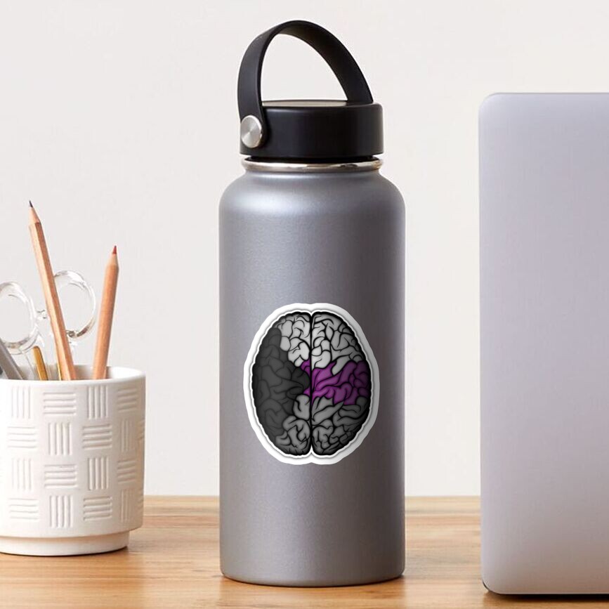 Demisexual Brain Sticker